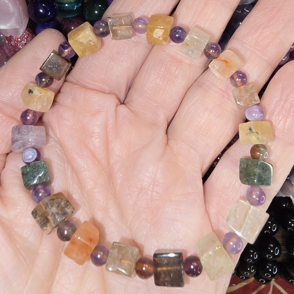 Mixed Rutile Bracelet - Picture 2 of 5